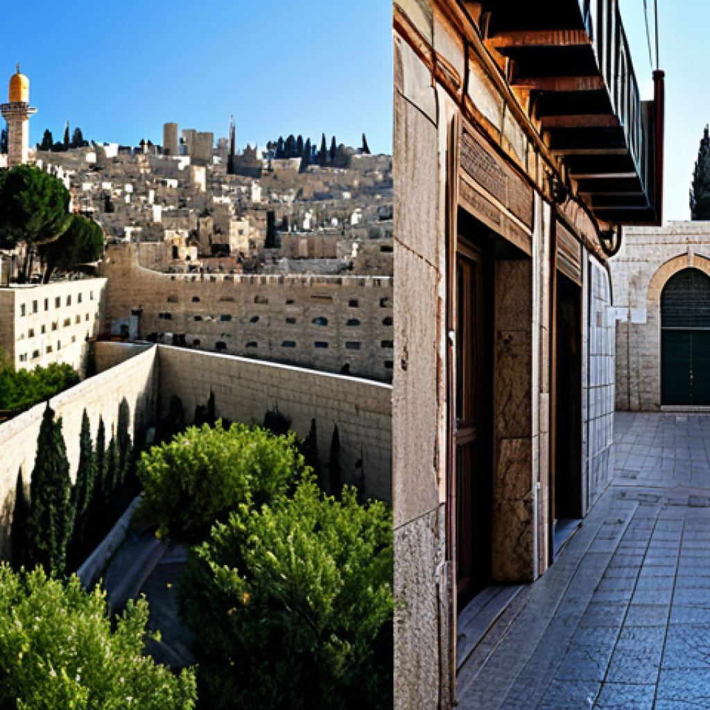 Image Prompt 1: Urban Duality - Tel Aviv & Jerusalem Fusion**