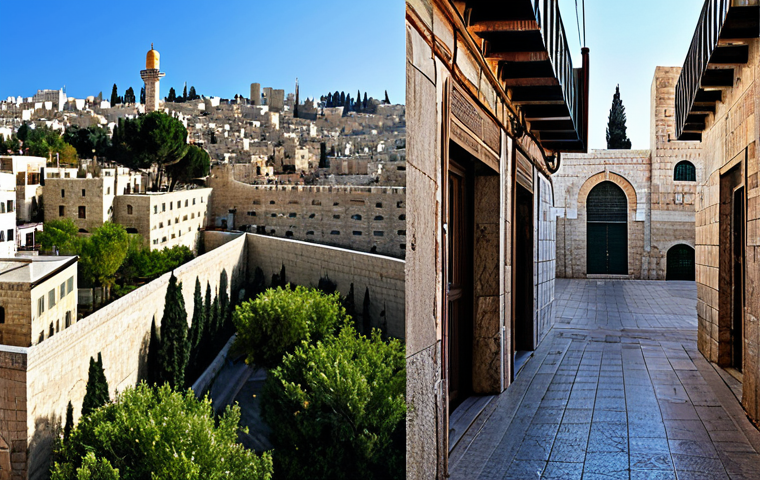 Image Prompt 1: Urban Duality - Tel Aviv & Jerusalem Fusion**